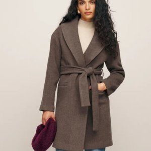 NEW Reformation Kerri Wrap Coat